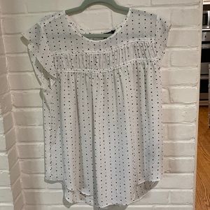 Black Polka Dot top
